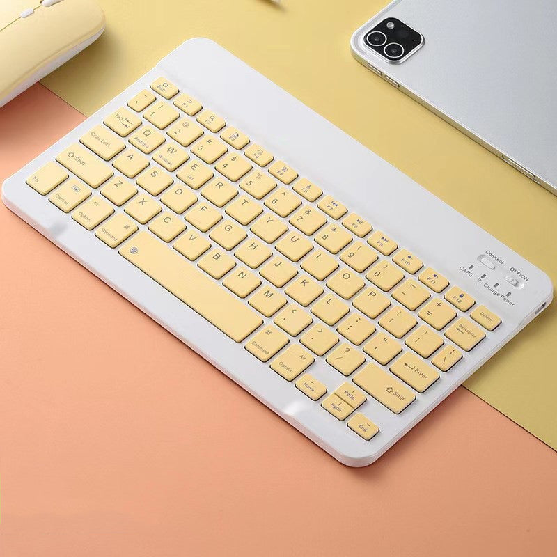 Kompatibel mit Apple Color Macaron Ultra-Thin Wireless Keyboard und Maus 