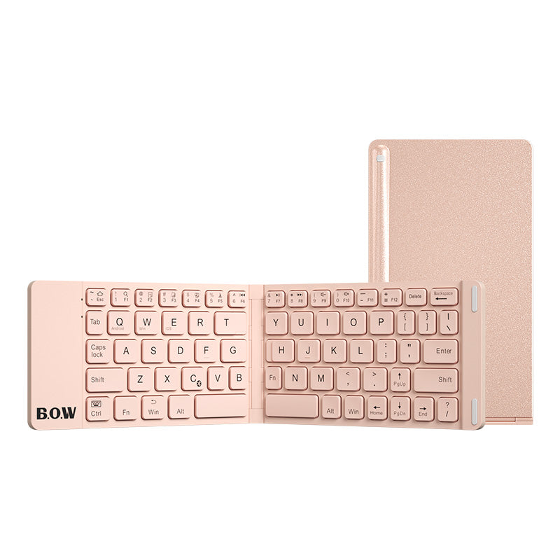 Stilvolle faltbare Bluetooth-Tastatur und Maus