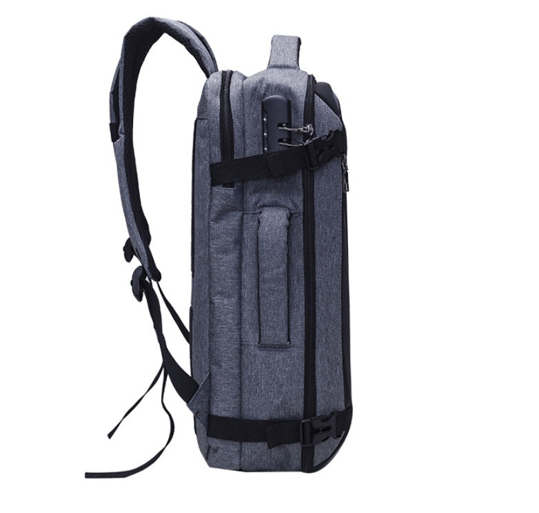 Diebstahlsicherer, wandelbarer USB-Lade-Rucksack 