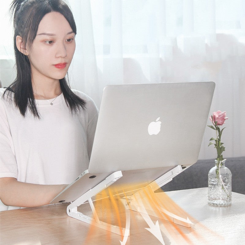 Laptopständer, Computer-Kühlgestell, Ablagefläche, klappbar, tragbar, höhenverstellbar