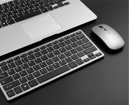 Kabelloses 2,4-GHz-Lade-Tastatur-Maus-Set (geräuschlos) 