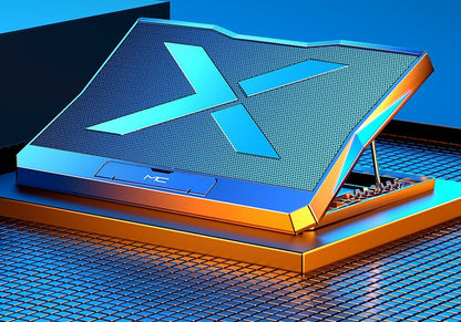 Klappbarer Laptop-Kühler für den Schreibtisch